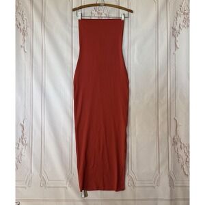 Skims Classic Swim Convertible Tube Dress In Terra Size S NWT $110